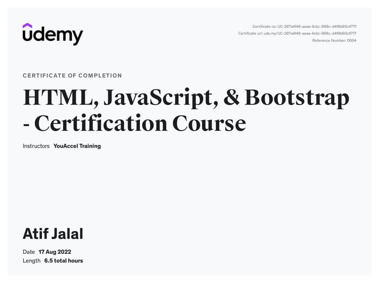 HTML, JavaScript, & Bootstrap